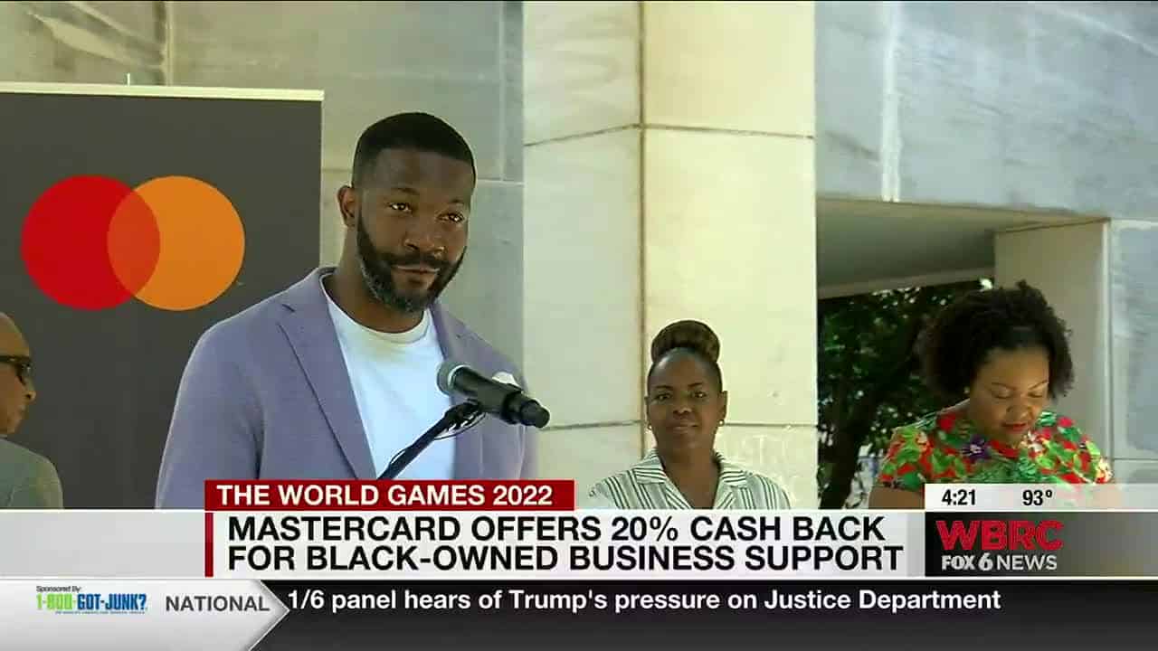 Mayor Woodfin, Mastercard and BBRC announce new campaign to support Black-owned businesses during The World Games